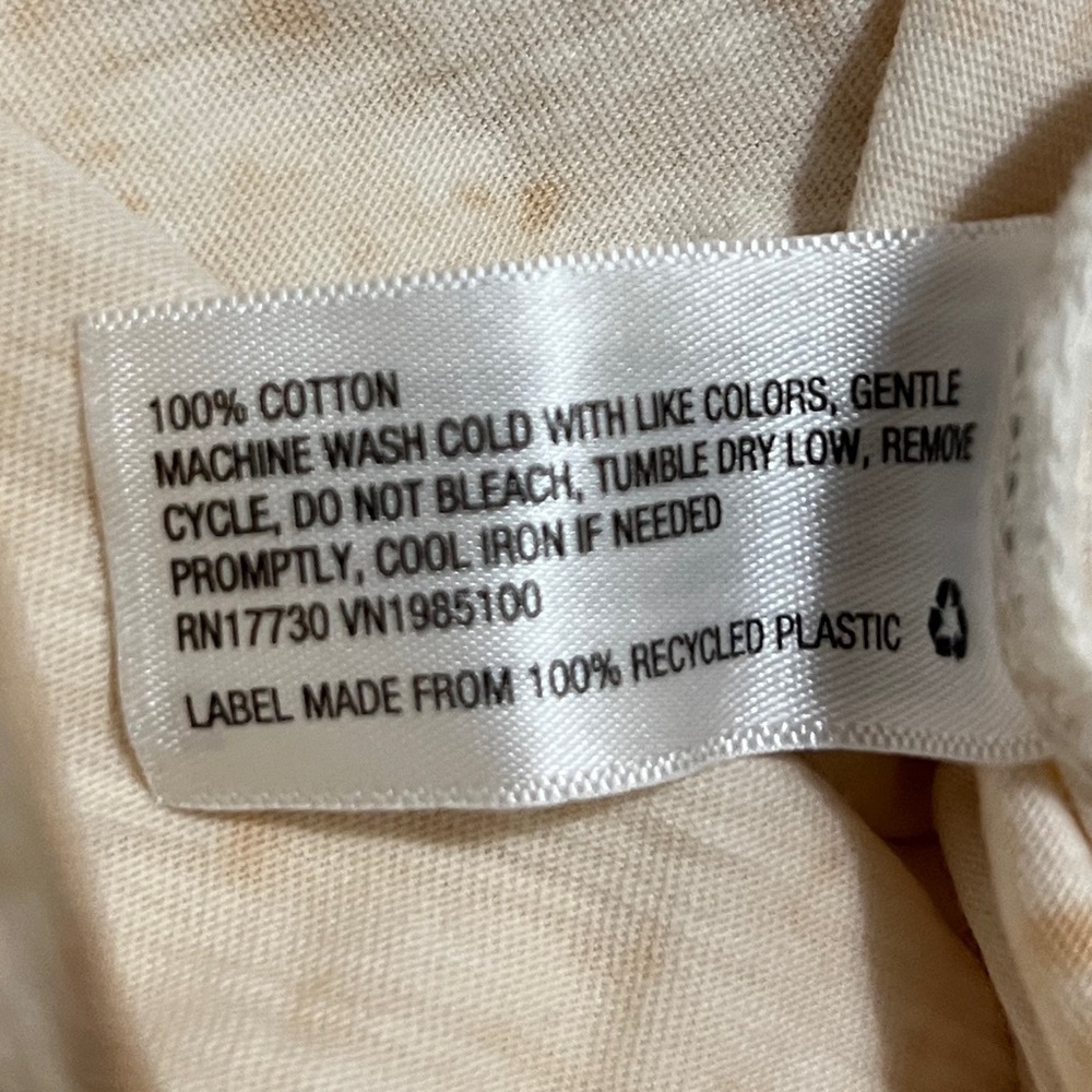 Universal Thread Distressed Cream & Beige Tank Top - Picture 5 of 5